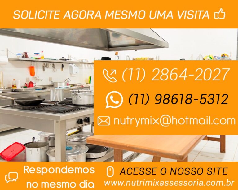 Consultoria em qualidade e segurança alimentar em São Catano do Sul - Nutri Mix assessoria Nutricional e Consultoria Nutricional